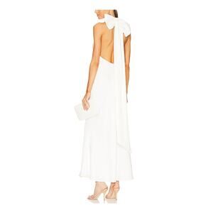 Misha x Revolve 'Evianna' Ivory Polyester Satin Gown Size XL